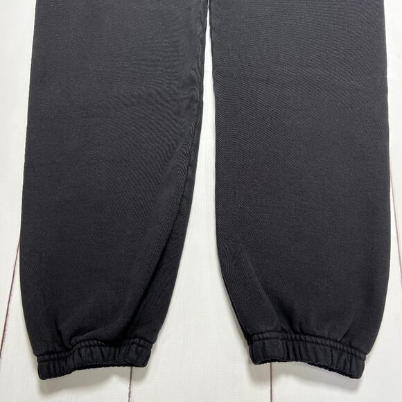 Republic Records Heavyweight Joggers Mens M Black Activewear Sweatpants USA - Picture 10 of 11